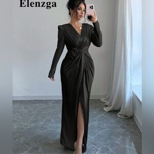 Black Elegant Women's Dress